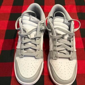 Nike Dunks, Low, Retro Gray and White